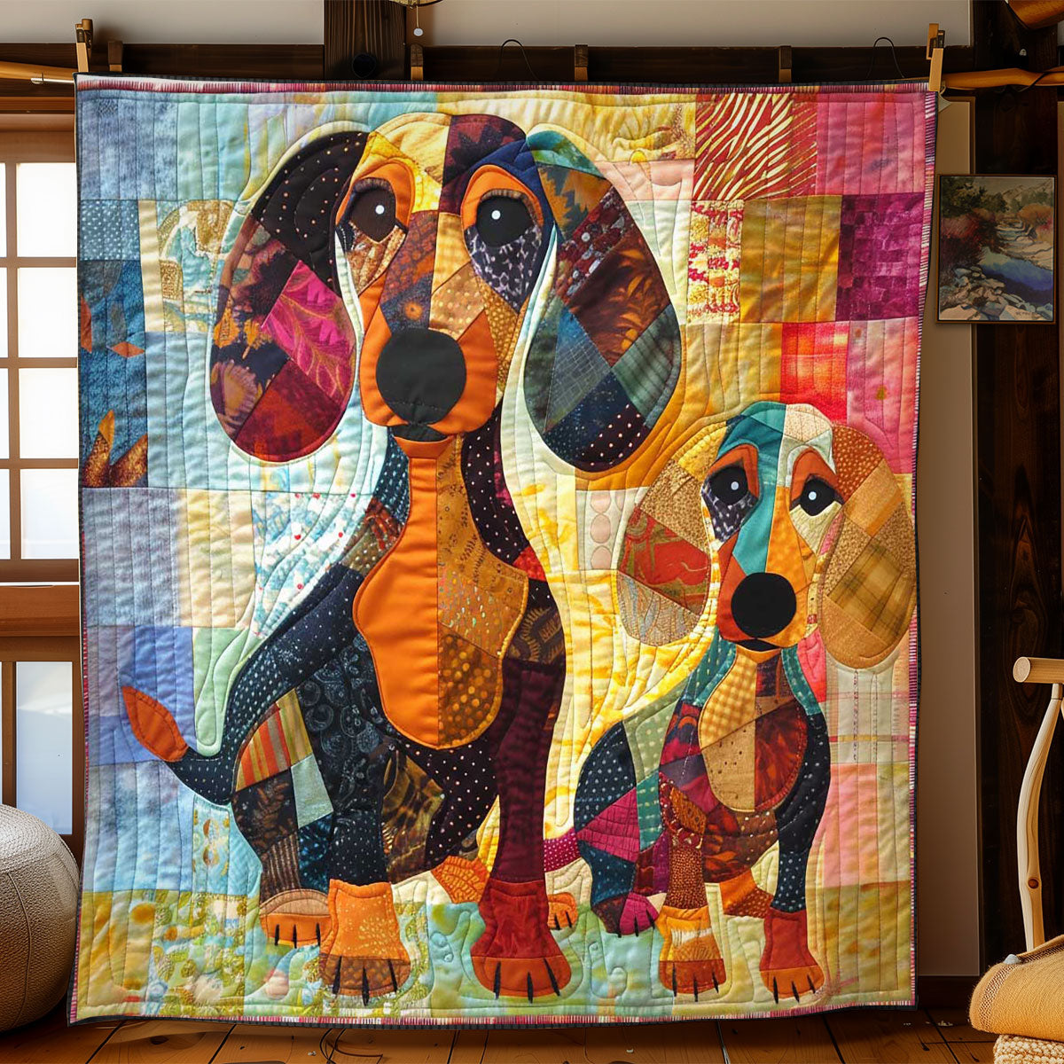 Dachshund Dandy WN1508015CL Quilt