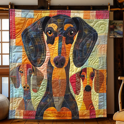 Dachshund Delight WN1508013CL Quilt