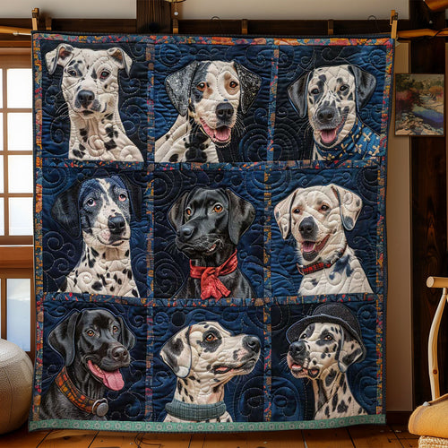 Dalmatian Lively Snuggle WN1209018CL Quilt