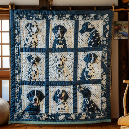 Dalmatian Smiles WN1209016CL Quilt