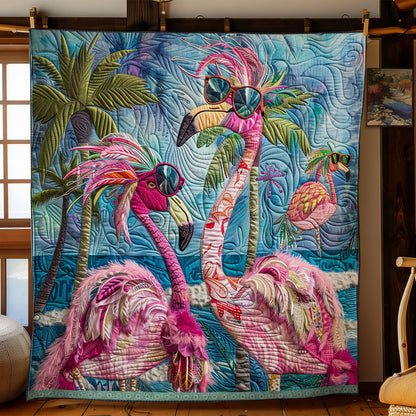 Dapper Flamingo Delight WN0909045CL Quilt