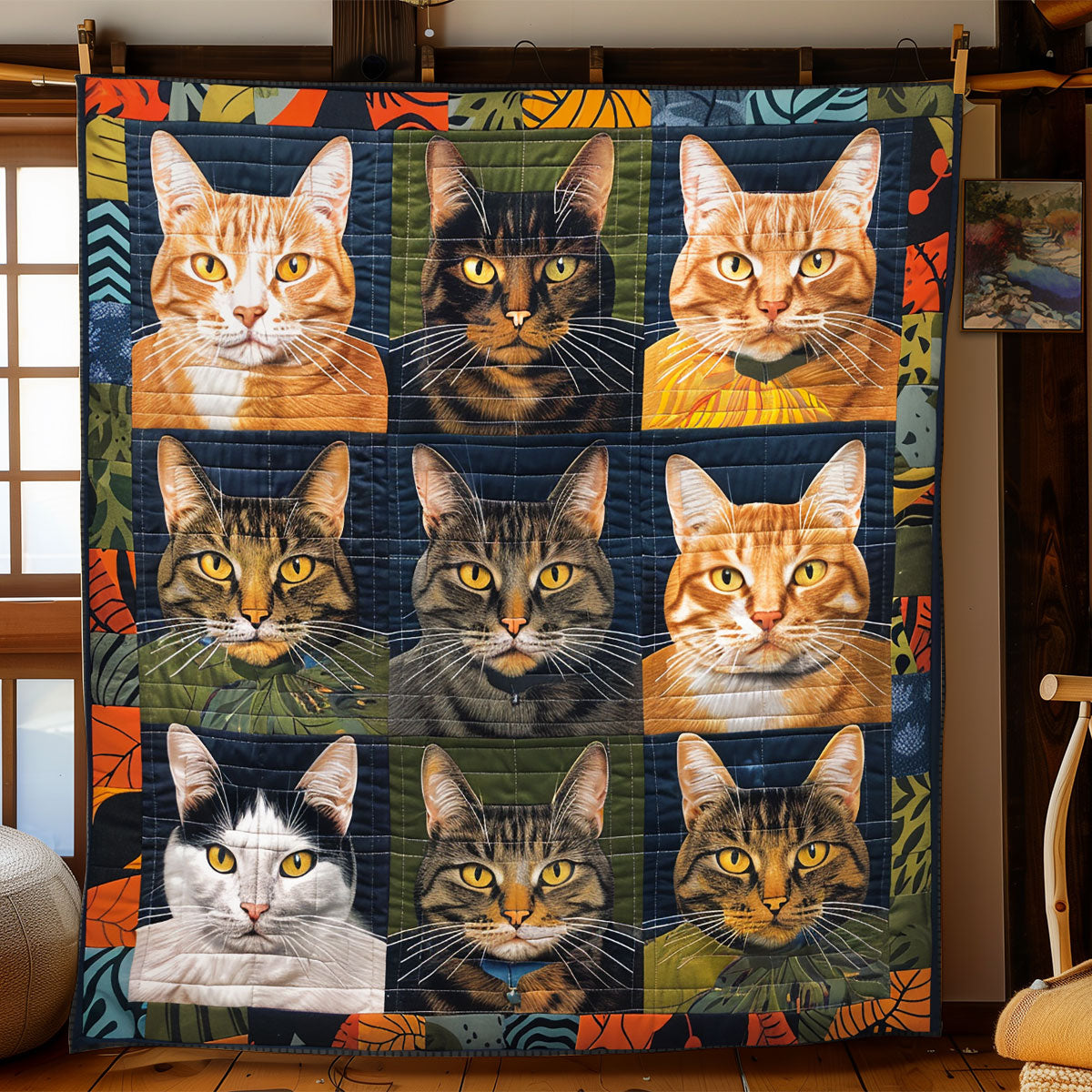 Darling Cats WN2208027CL Quilt
