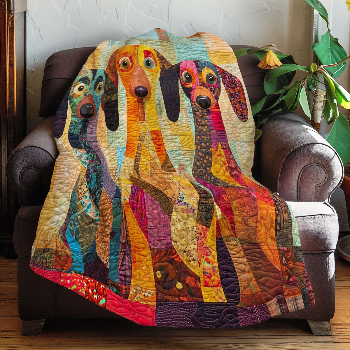 Darling Dachshunds WN0508033CL Quilt