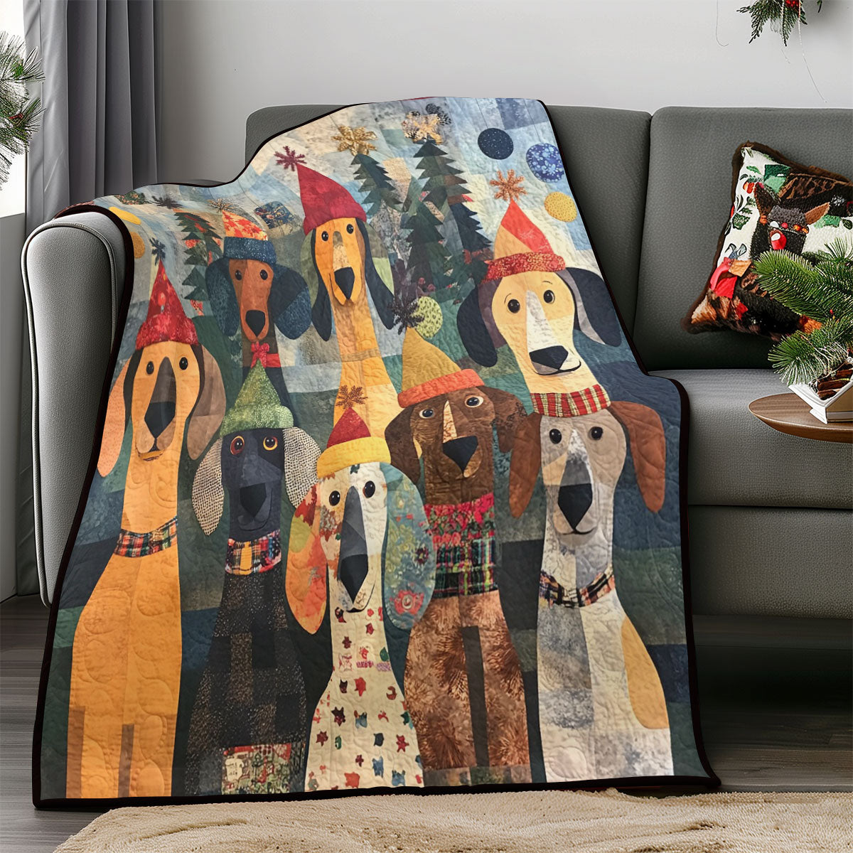 Dachshunds WM0208010CL Quilt