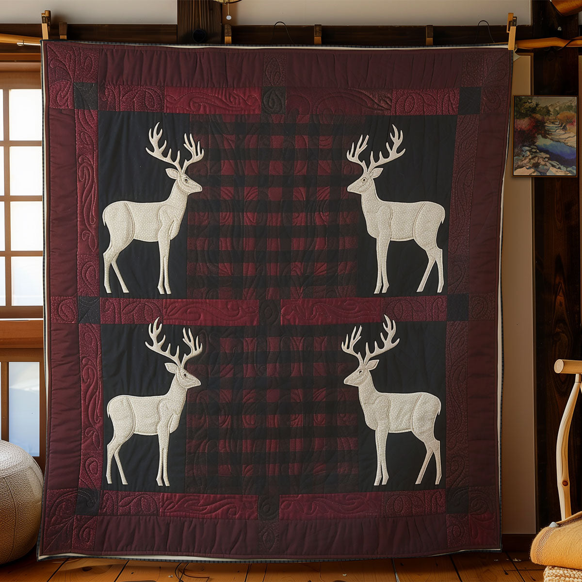 Delight Deer SR2108012CL Quilt