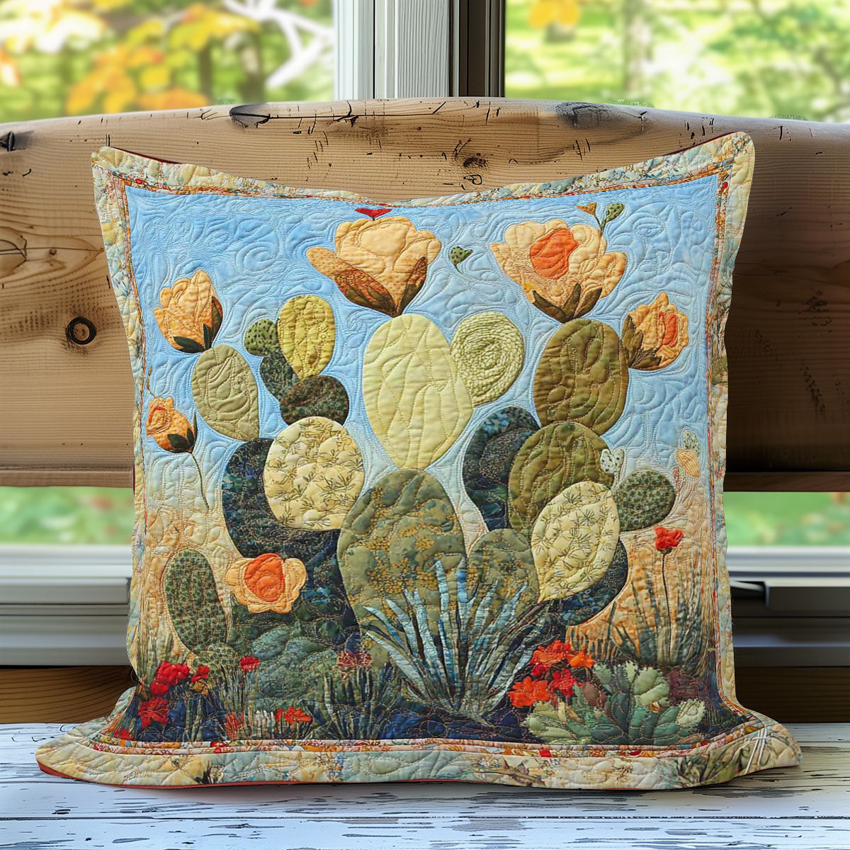 Desert Bloom WN0208071CL Quilt Pillow Case