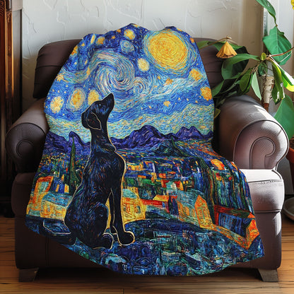Dog And Starry Sky WN0208034CL Quilt