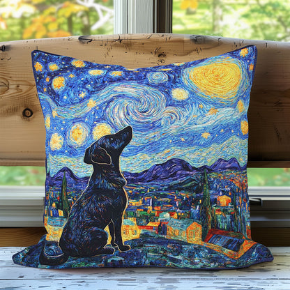 Dog And Starry Sky WN0208073CL Quilt Pillow Case