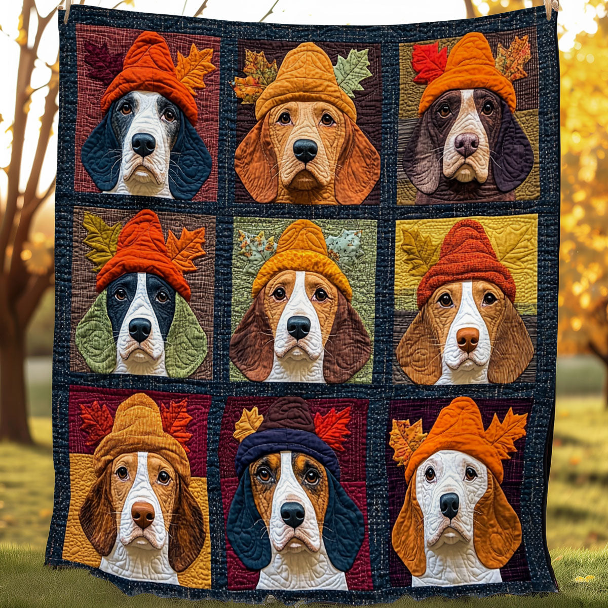 Lovable Beagles SR0808034CL Quilt