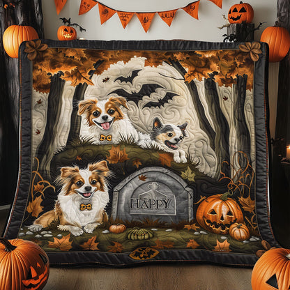 Dog Night Halloween SR2108007CL Quilt