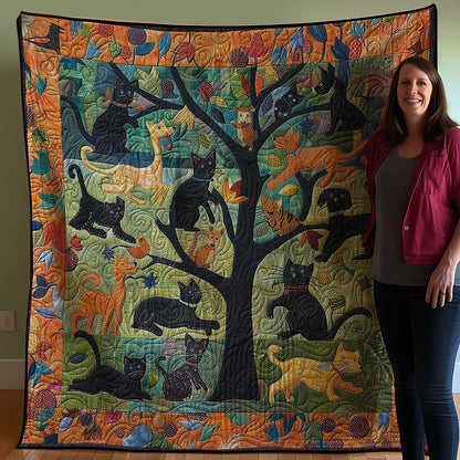 Dogs And Cats Tree WM2907001CL Quilt