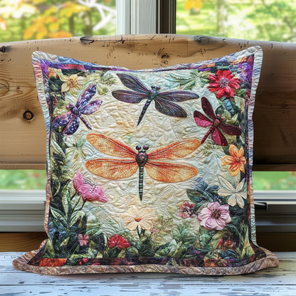 Dragonfly Cluster Cozy WN3107055CL Quilt Pillow Case