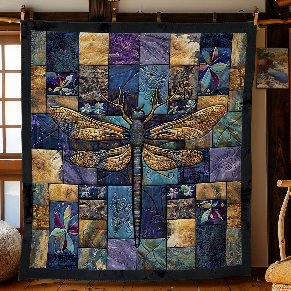 Dragonfly Of The Night WN2808019CL Quilt