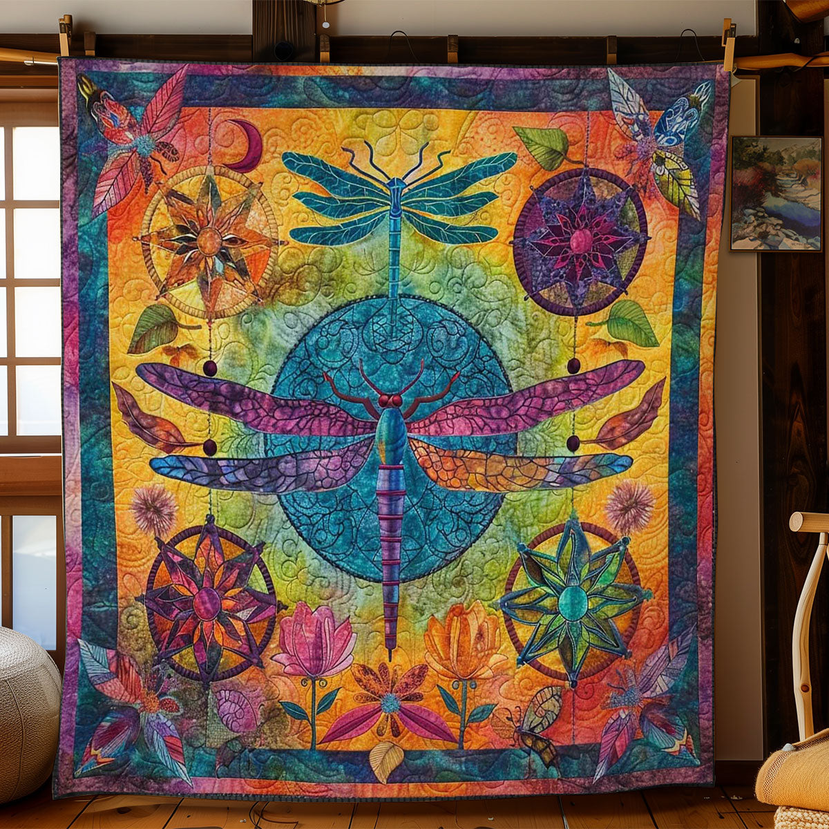 Dragonfly Spirit Catcher WN2807034CL Quilt