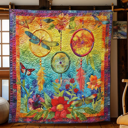 Dragonfly's Celestial Dreamcatcher WN2708025CL Quilt