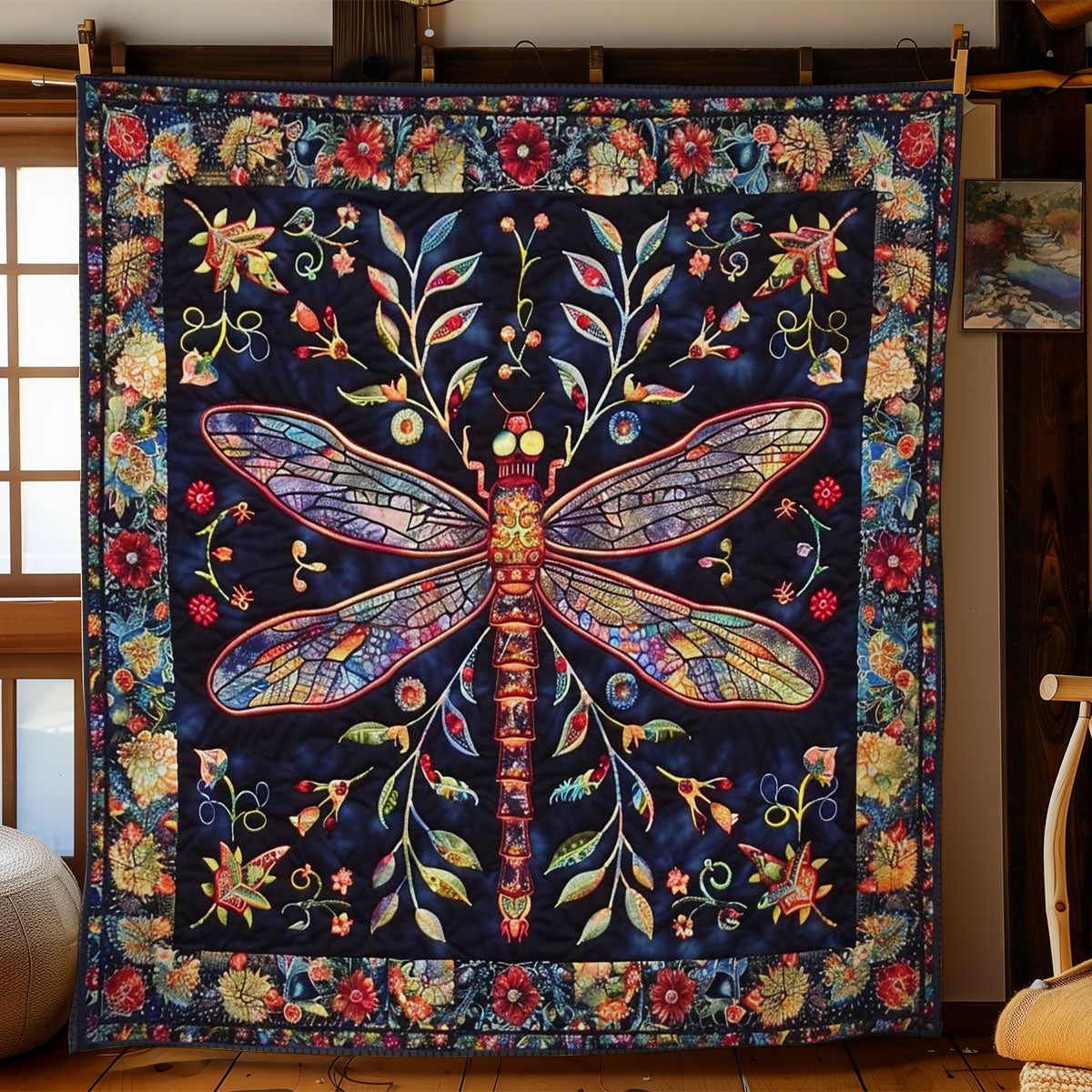 Dragonfly's Shadow WN2808027CL Quilt