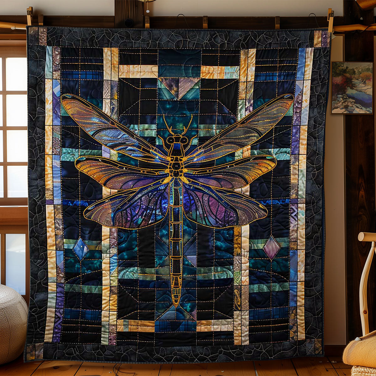 Dragonfly's Silent Symphony WN2808039CL Quilt