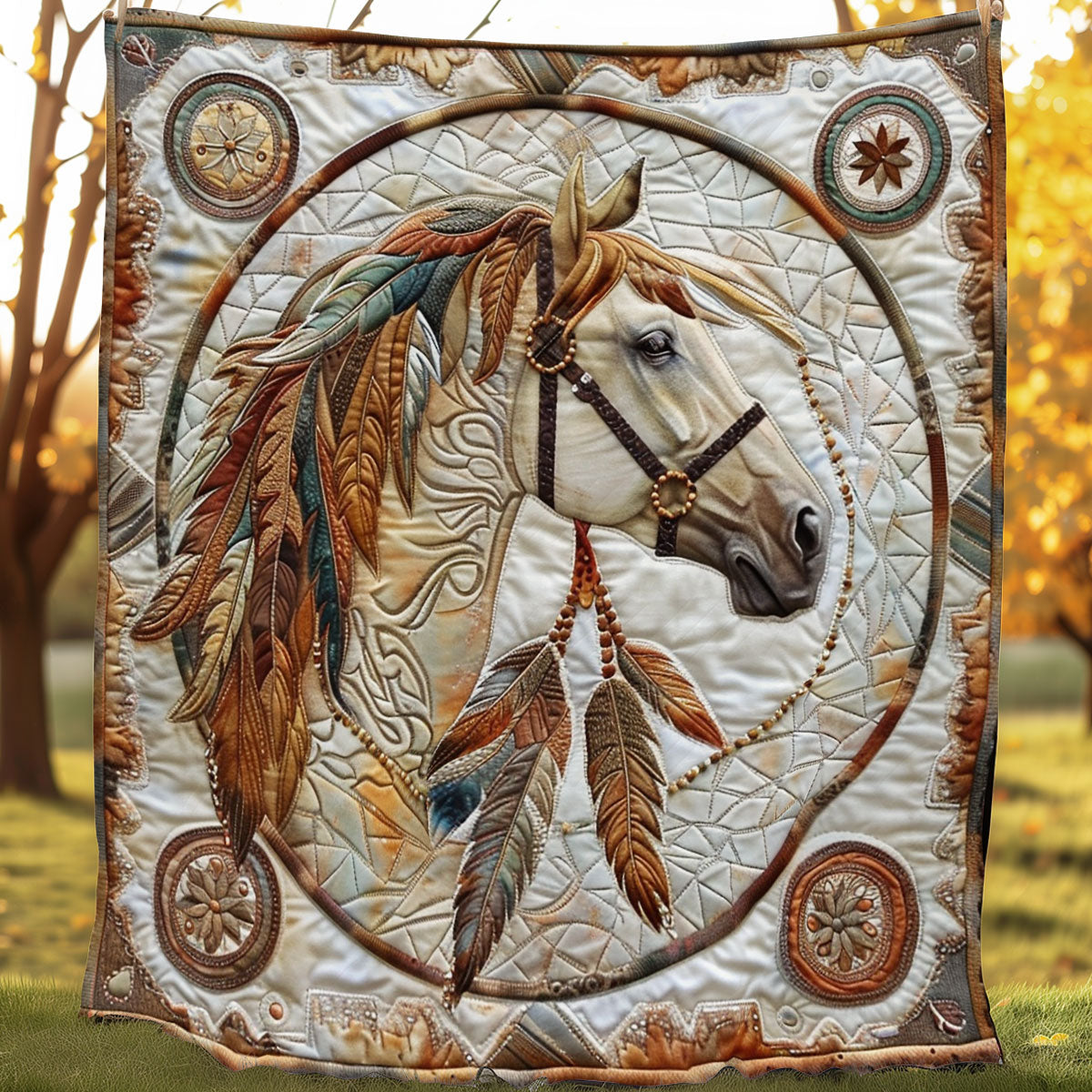 Dreamcatcher Horse SR1008035CL Quilt