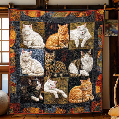 Dreamland Cats WN1508036CL Quilt