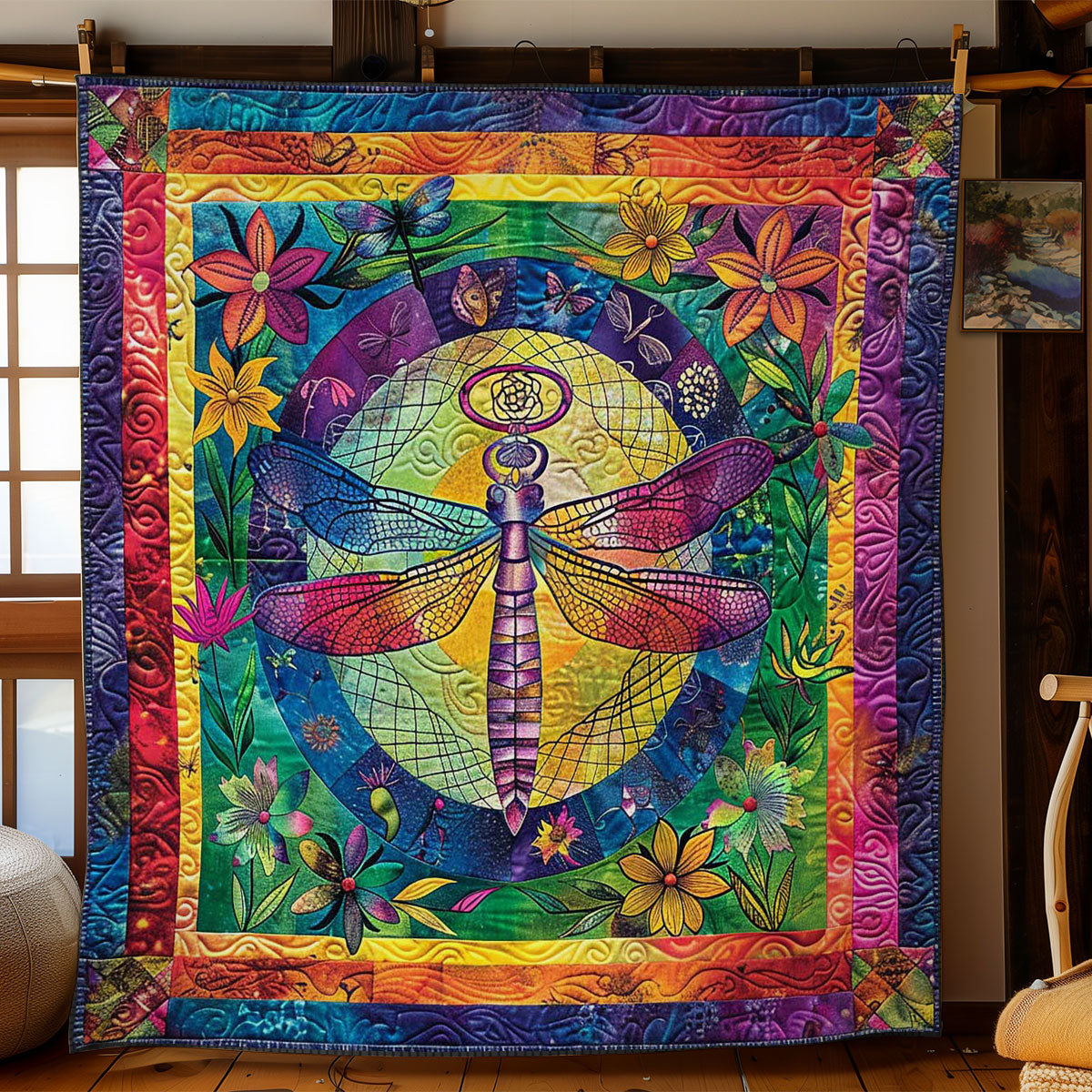 Dreamscapes Of The Dragonfly WN2708029CL Quilt