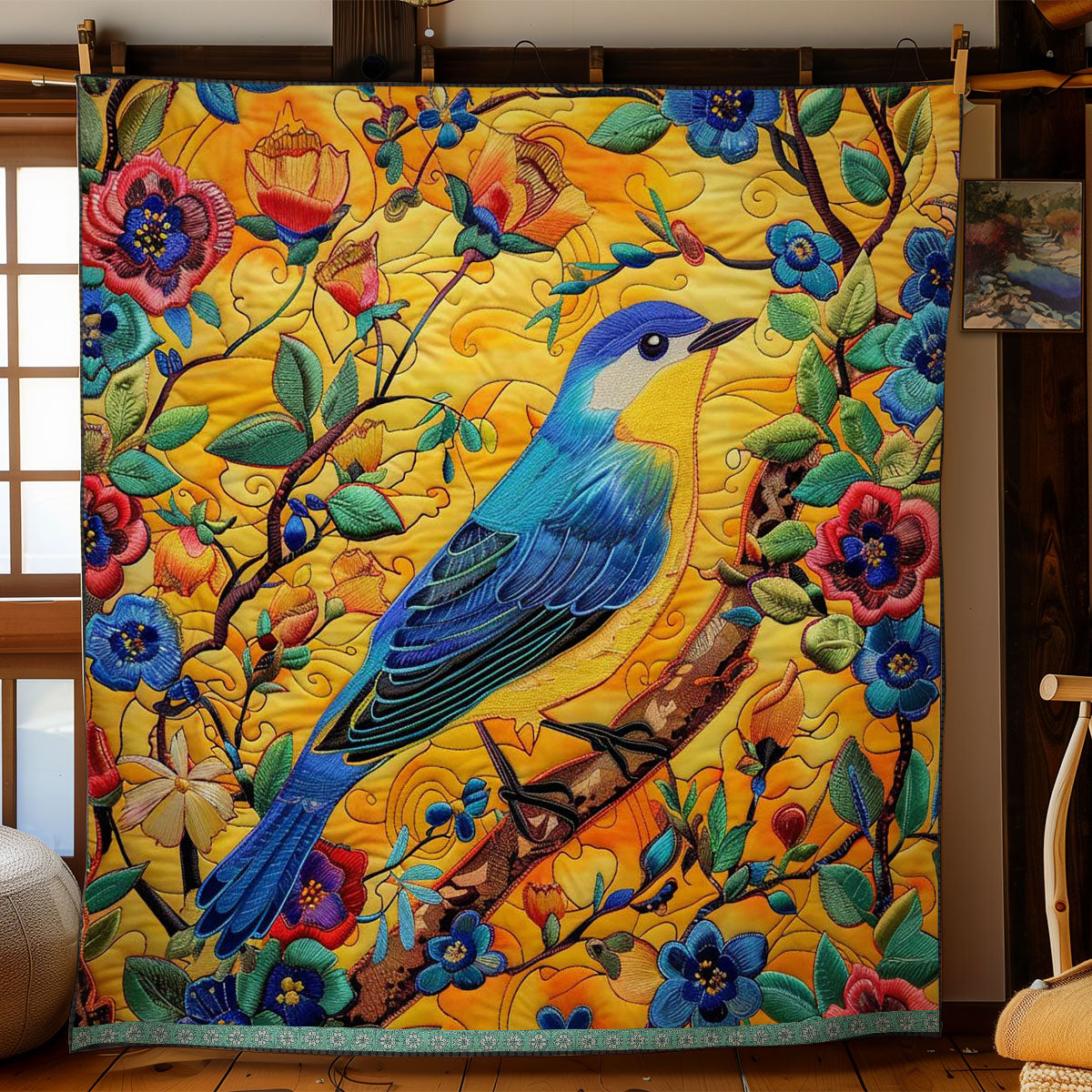 Dreamy Bluebird WN0509026CL Quilt
