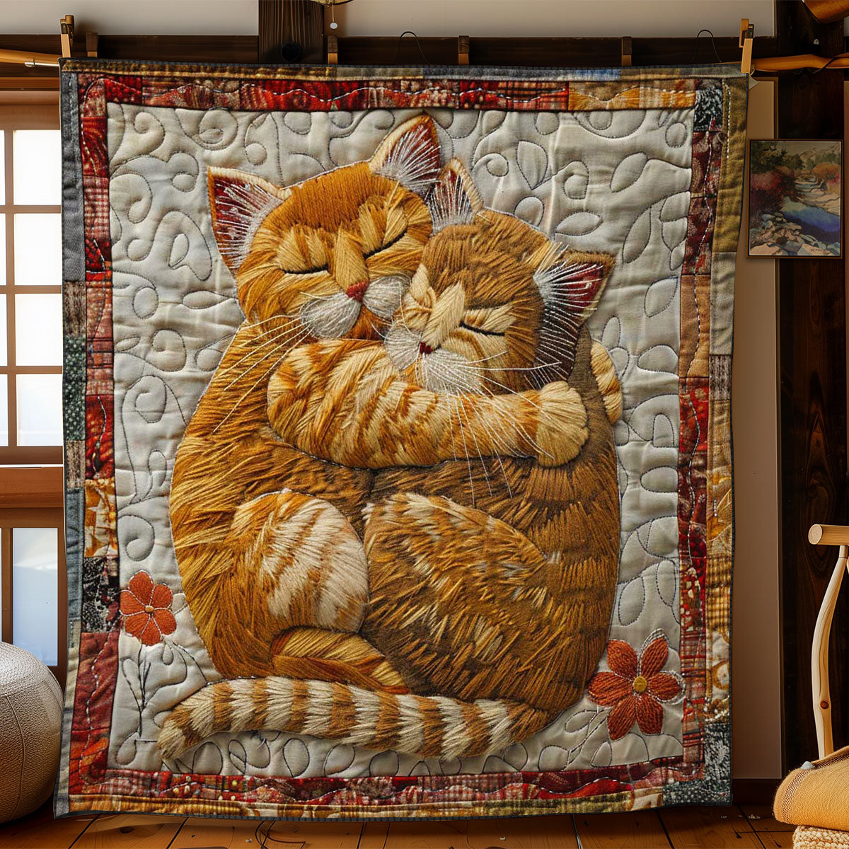 Dreamy Cats WN1508003CL Quilt