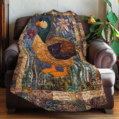 Duck And Flowers WN3107004CL Quilt