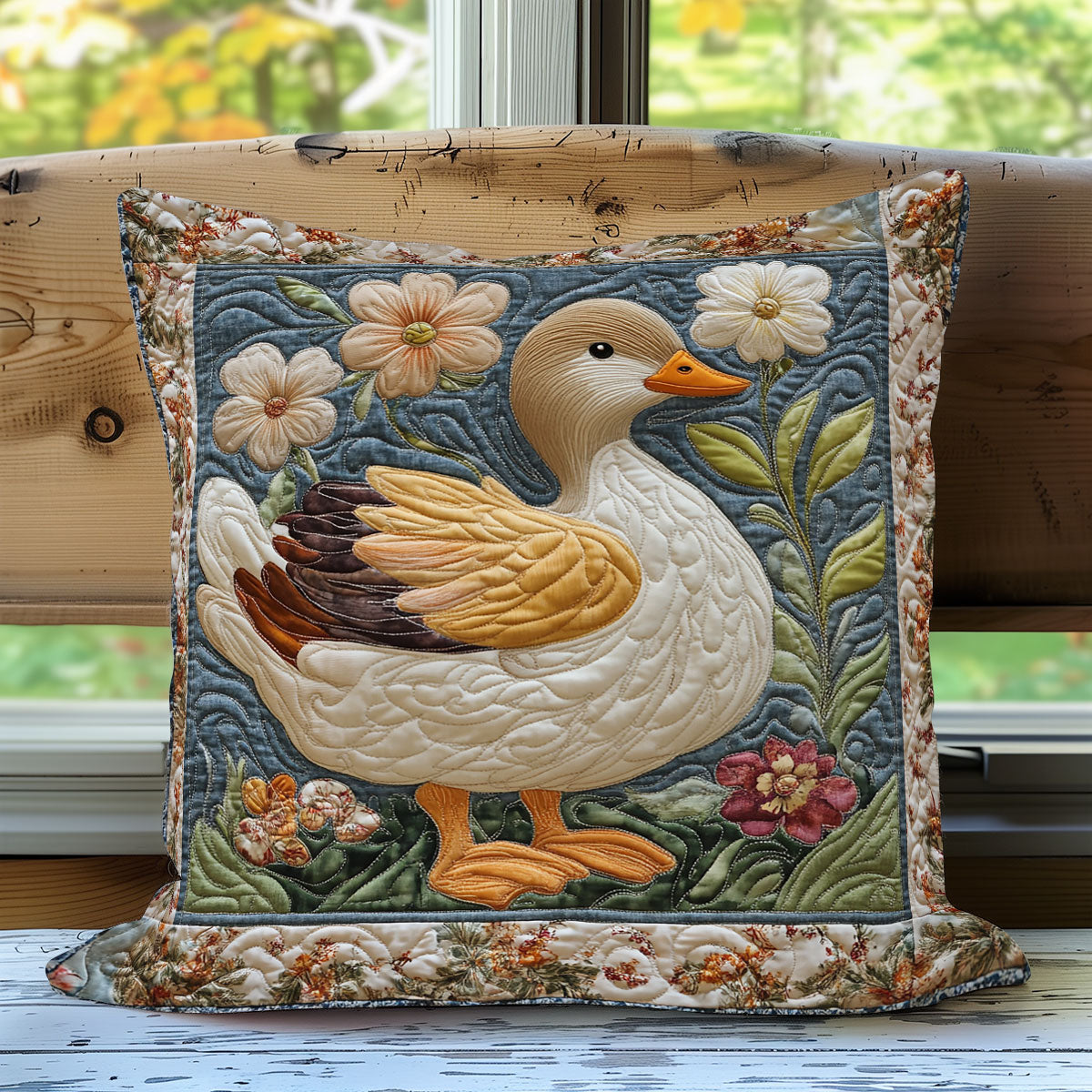 Duck Cute WN3107063CL Quilt Pillow Case