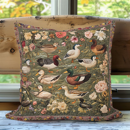 Duckling Floral WN3107067CL Quilt Pillow Case