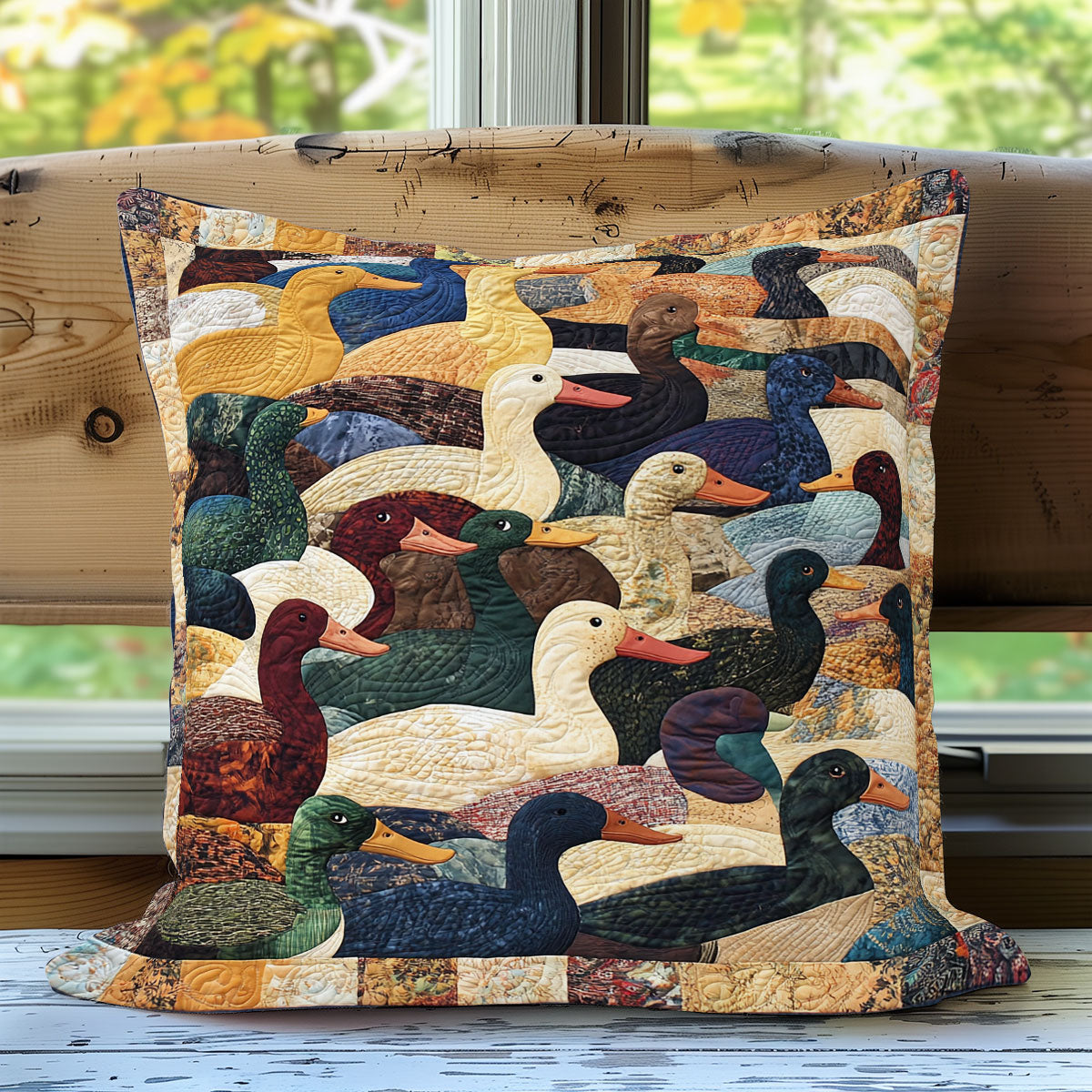 Ducks WN3107069CL Quilt Pillow Case