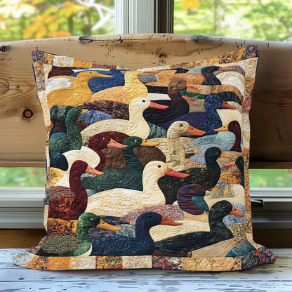 Ducks WN3107069CL Quilt Pillow Case
