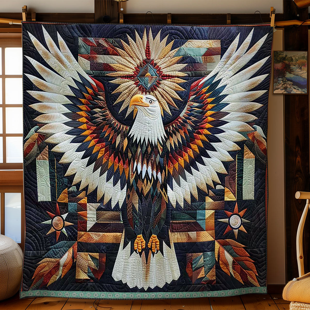 Eagle Native American WN1609052CL Quilt