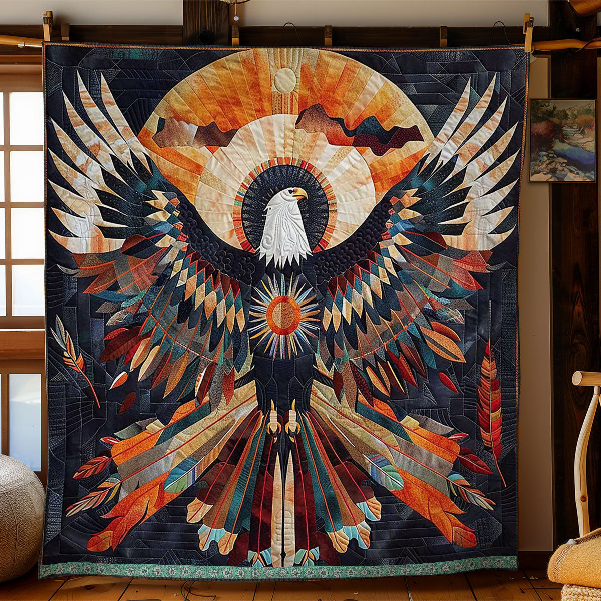 Eagle Native American WN1609056CL Quilt