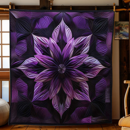 Elegant Purple Flower WN1508049CL Quilt