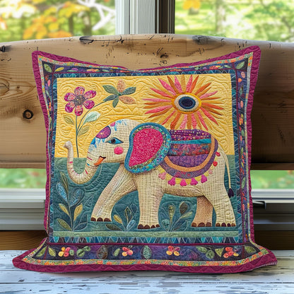 Elephant Harmony WN0108006CL Quilt Pillow Case