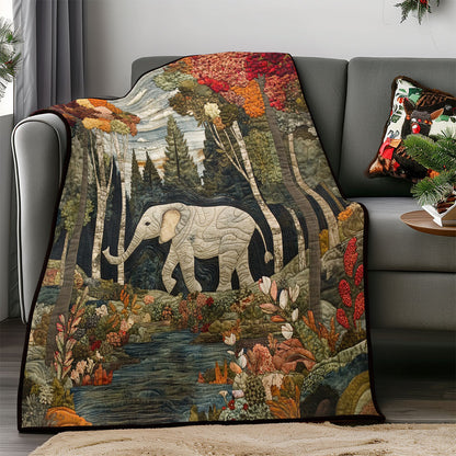 Elephant In Forest WM0608033CL Quilt