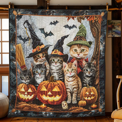 Enchanted Cats Halloween WN2608018CL Quilt