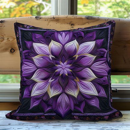 Enchanting Purple Blooms WN1608056CL Quilt Pillow Case