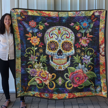 Eternal Flower Skull WN0908113CL Quilt