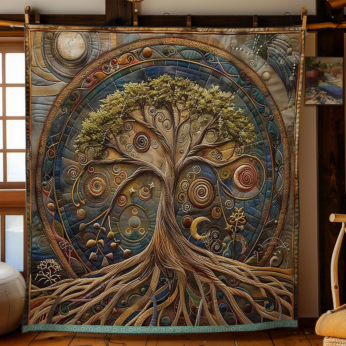 Eternal Tree Of Life WN1709040CL Quilt – Cozzyhomes