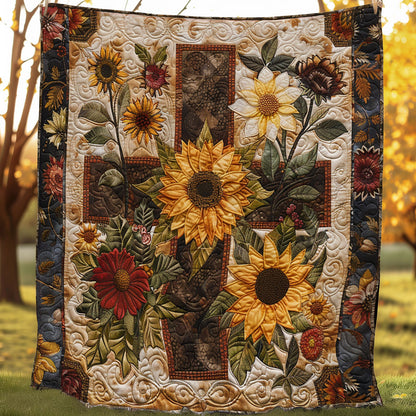 FLoral Cross SR1508010CL Quilt