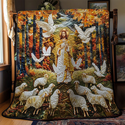 Fairy Light Jesus WM2808066CL Quilt