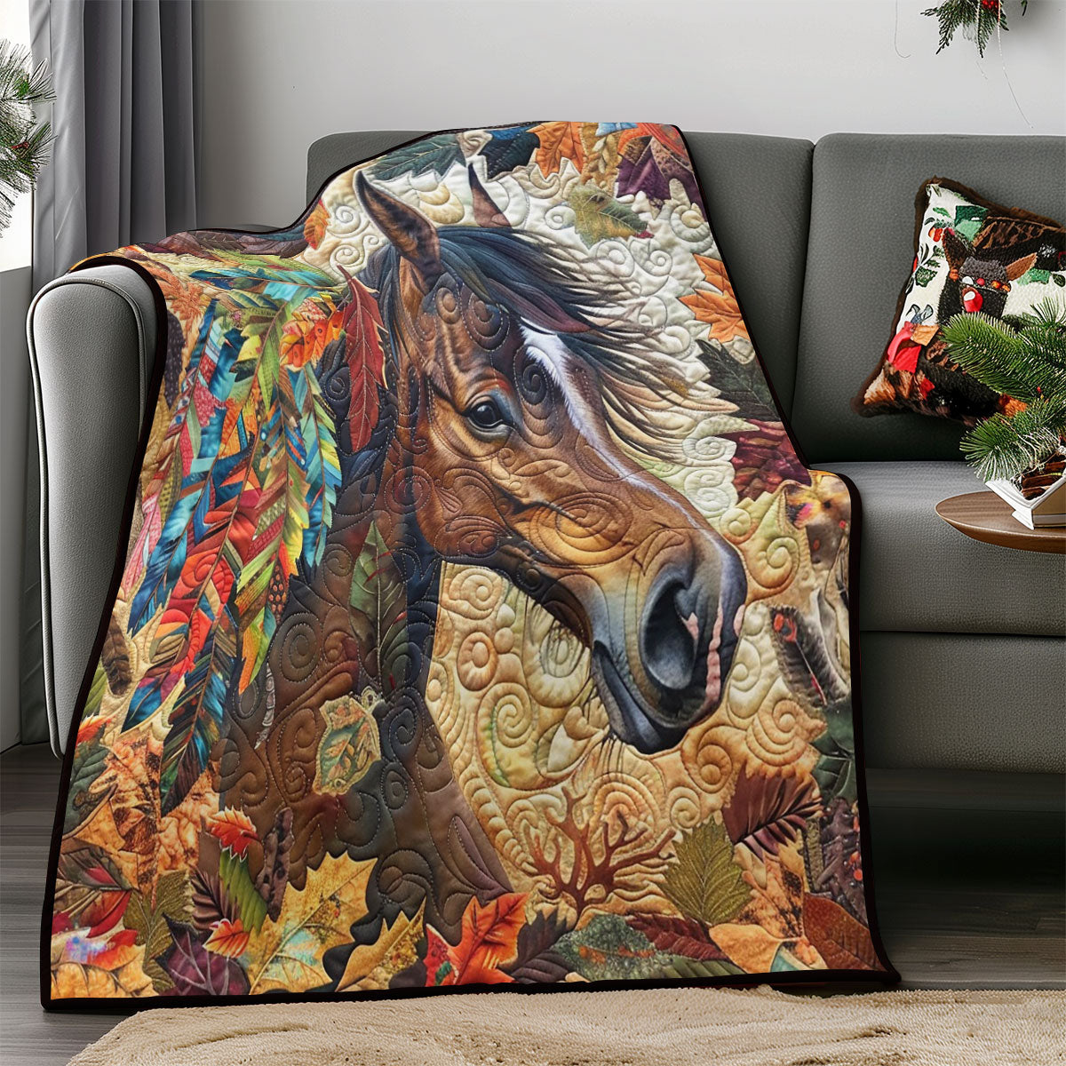 Fall Horse WM0608006CL Quilt