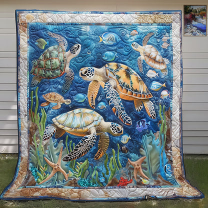 Family Turtle SR2208002CL Quilt