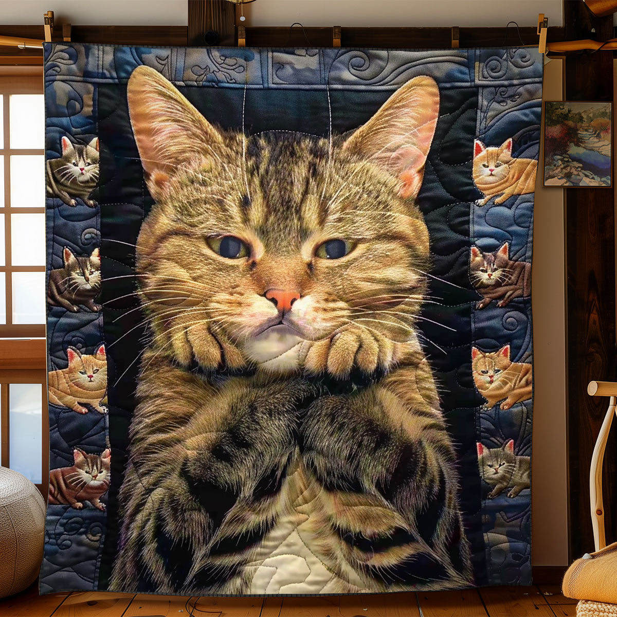 Fancy Cats WN2208009CL Quilt