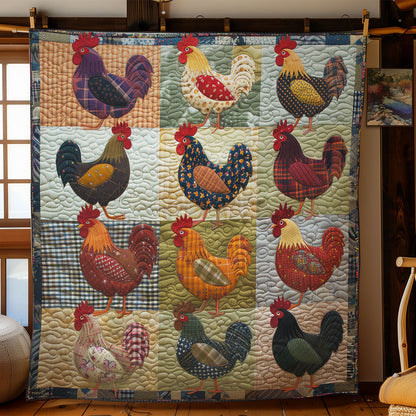 Farmhouse Chicken SR1908063CL Quilt