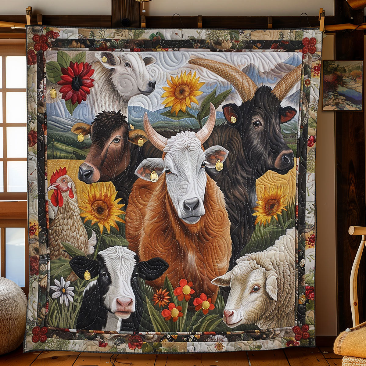 Farmyard Dreams WN2208084CL Quilt