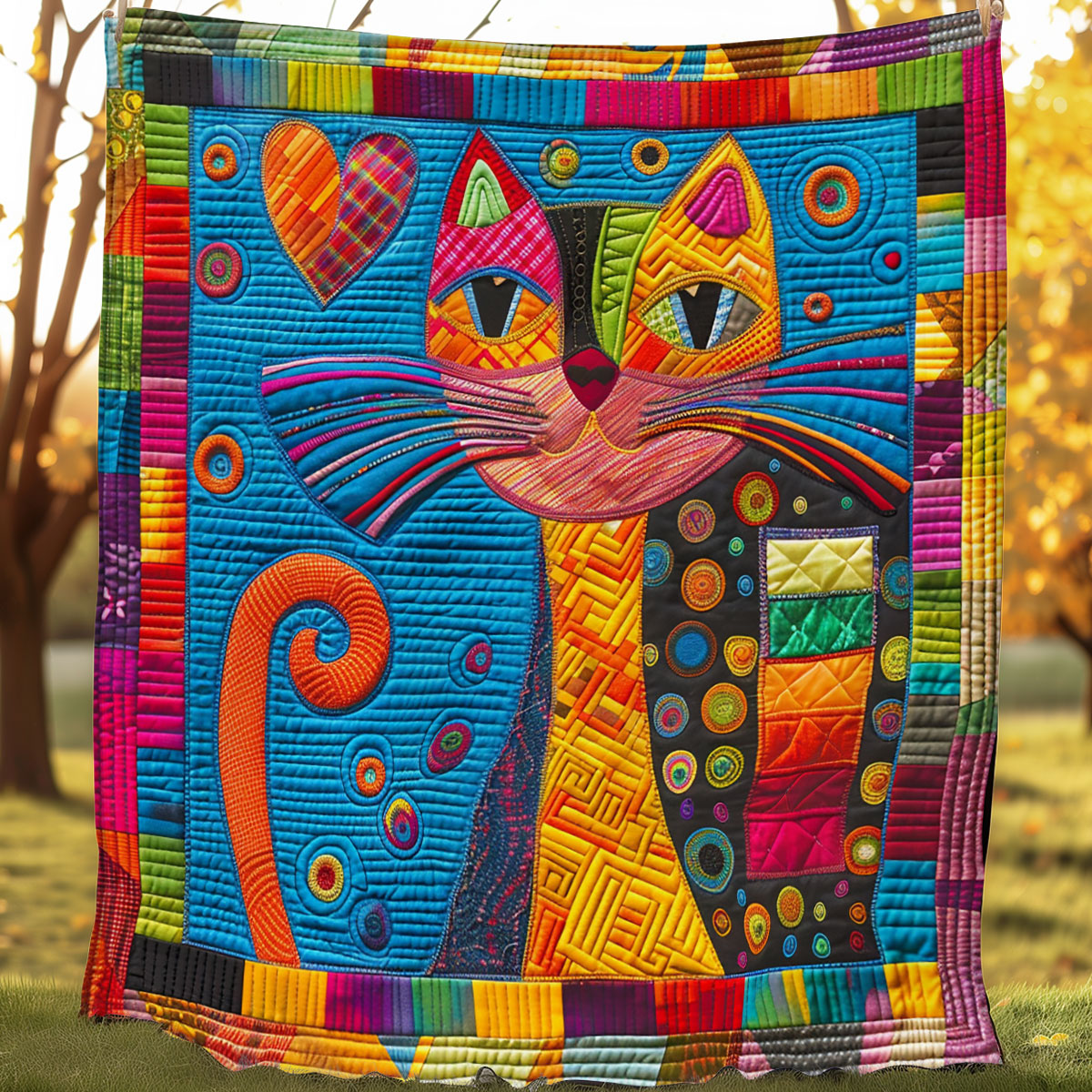 Feline Fables SR1308015CL Quilt