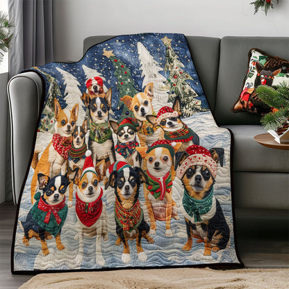 Festive Chihuahuas SR1608048CL Quilt