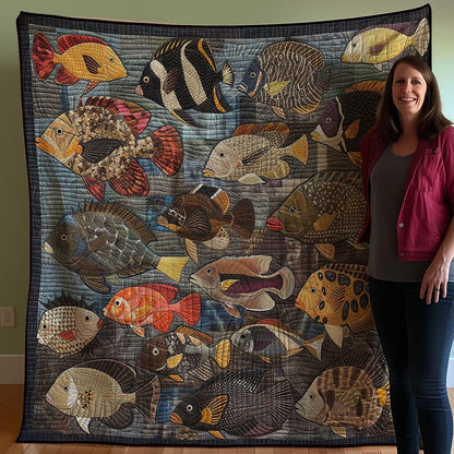 Fishes WM2907001CL Quilt